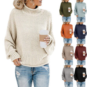 Luxe Knit Turtleneck Cardigan - Cozy Elegance & Professional Style