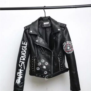 Luxe Black Leather Jacket - Unleash Timeless Sophistication & Unrivaled Warmth