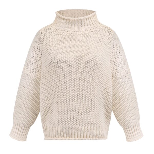 Luxe Knit Turtleneck Cardigan - Cozy Elegance & Professional Style