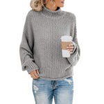 Luxe Knit Turtleneck Cardigan - Cozy Elegance & Professional Style