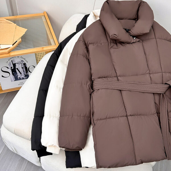 Luxe Plaid Wool Coat - Winter Style Essential for Women