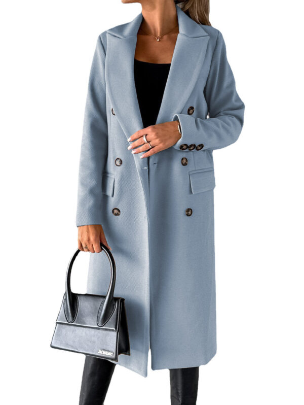 Luxe Professional Double Breasted Coat - Elevate Your Style