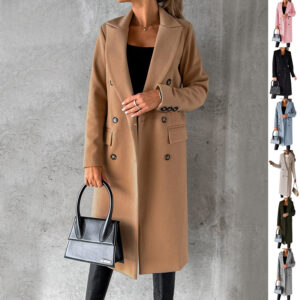 Luxe Professional Double Breasted Coat - Elevate Your Style