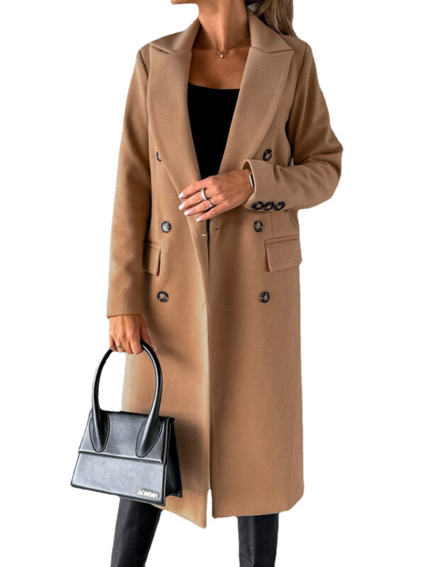 Luxe Professional Double Breasted Coat - Elevate Your Style