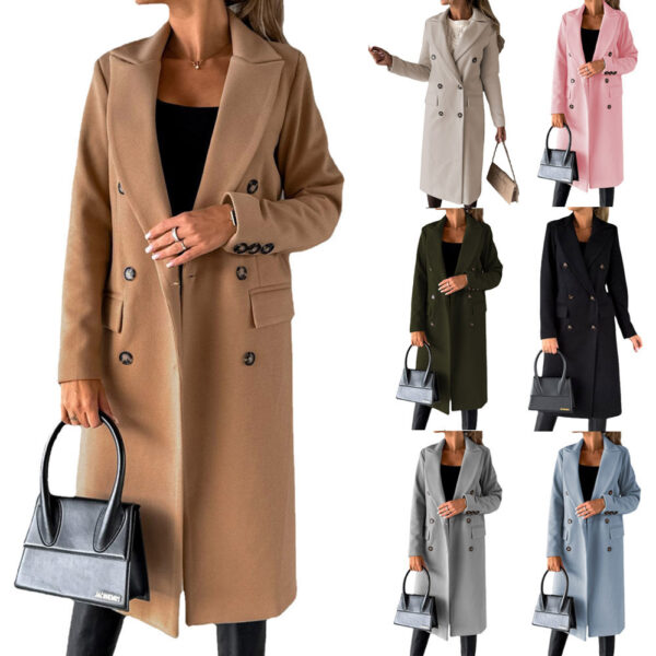 Luxe Professional Double Breasted Coat - Elevate Your Style