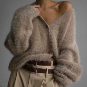 Luxury Cashmere V-Neck Cardigan - Exquisite Comfort & Style