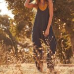 Women Loose Sleeveless Jumpsuits Spaghetti Strap Romper