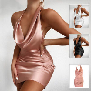 Women Satin Party Dress