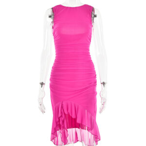 Women Summer Slim Skinny Sleeveless Dress Party Club Dresses