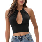 Women Camisole Halter Vest Summer Sexy Hollow Tops
