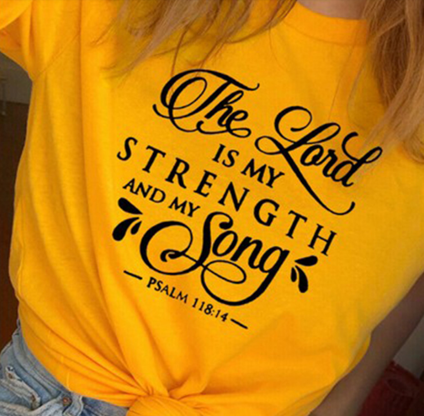 Best Women's Summer Tops -Women Retro Funny Jesus T-Shirt Faith Slogan Art Top - coutureoutfit
