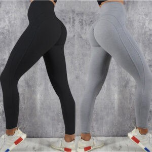 Women Solid color exercise leggings
